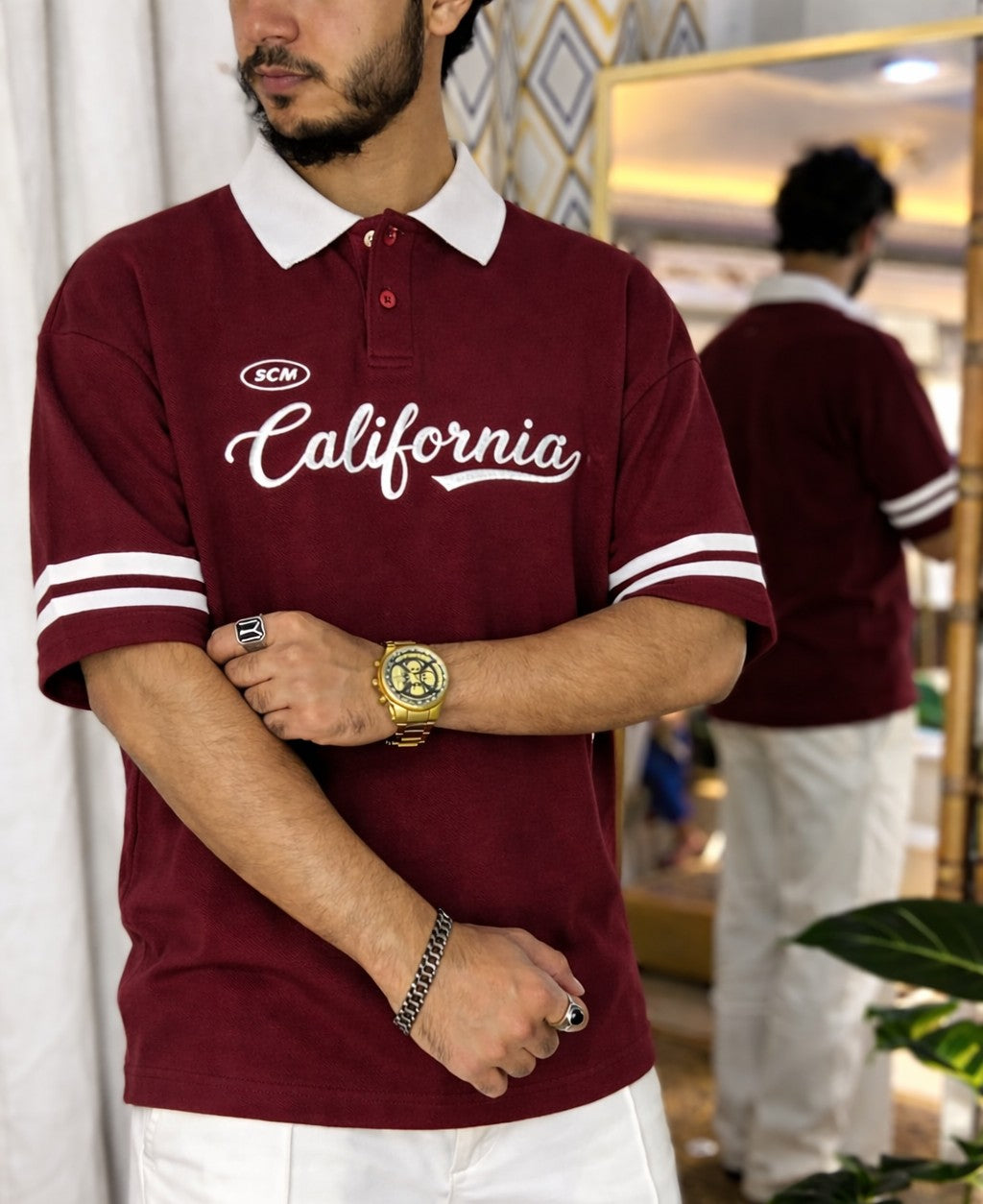 Califonia Drop Shoulder Polo