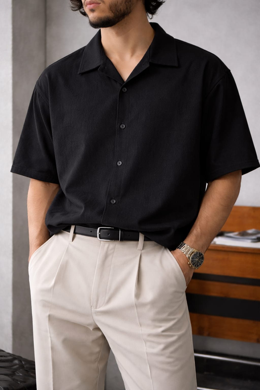 Drop Shoulder Trendy Shirt