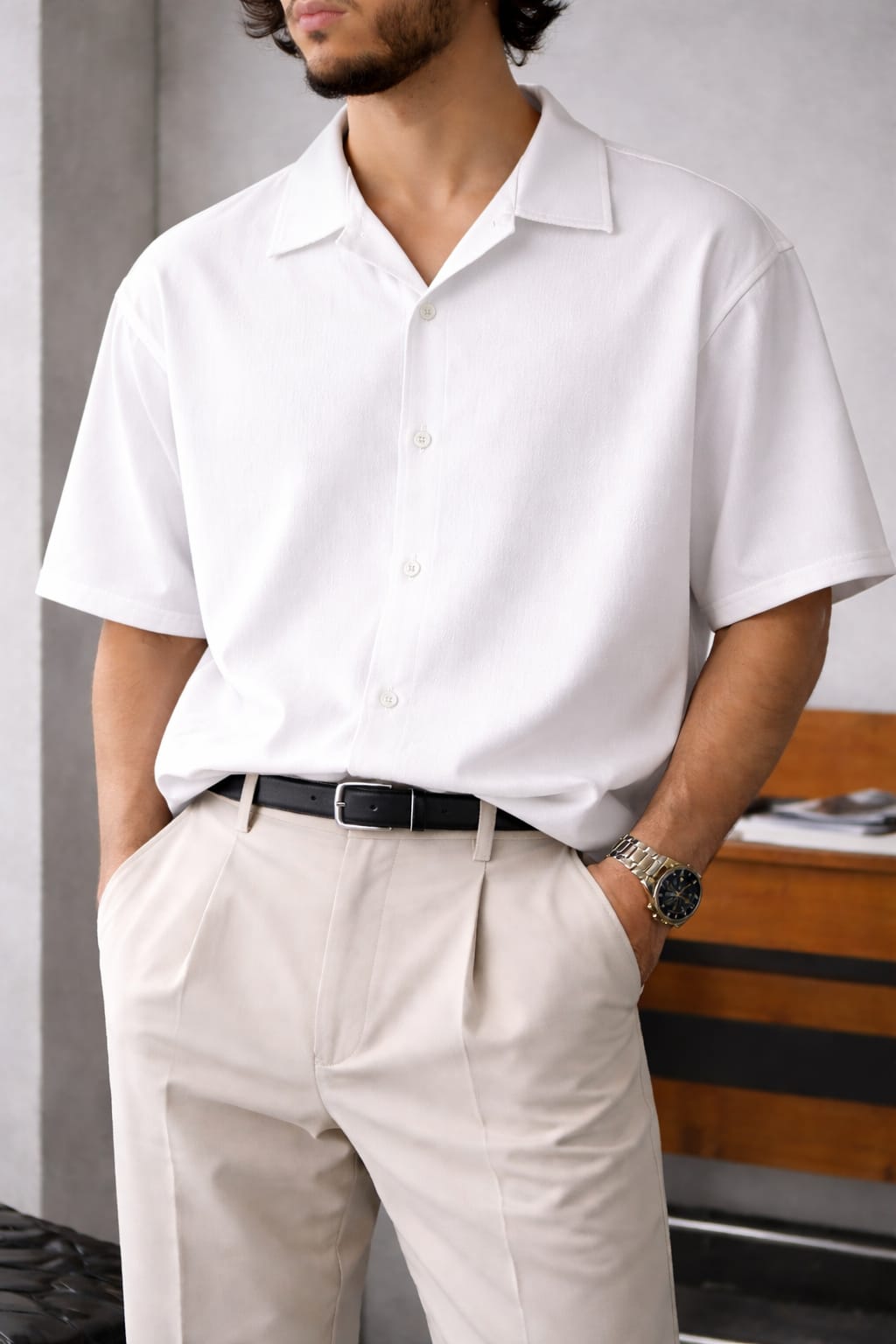 Drop Shoulder Trendy Shirt