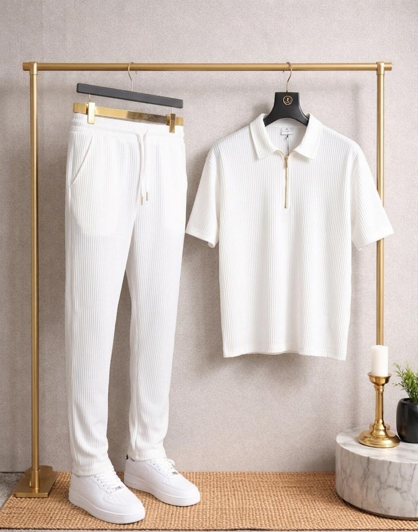 Zipper Polo Co-Ord Set