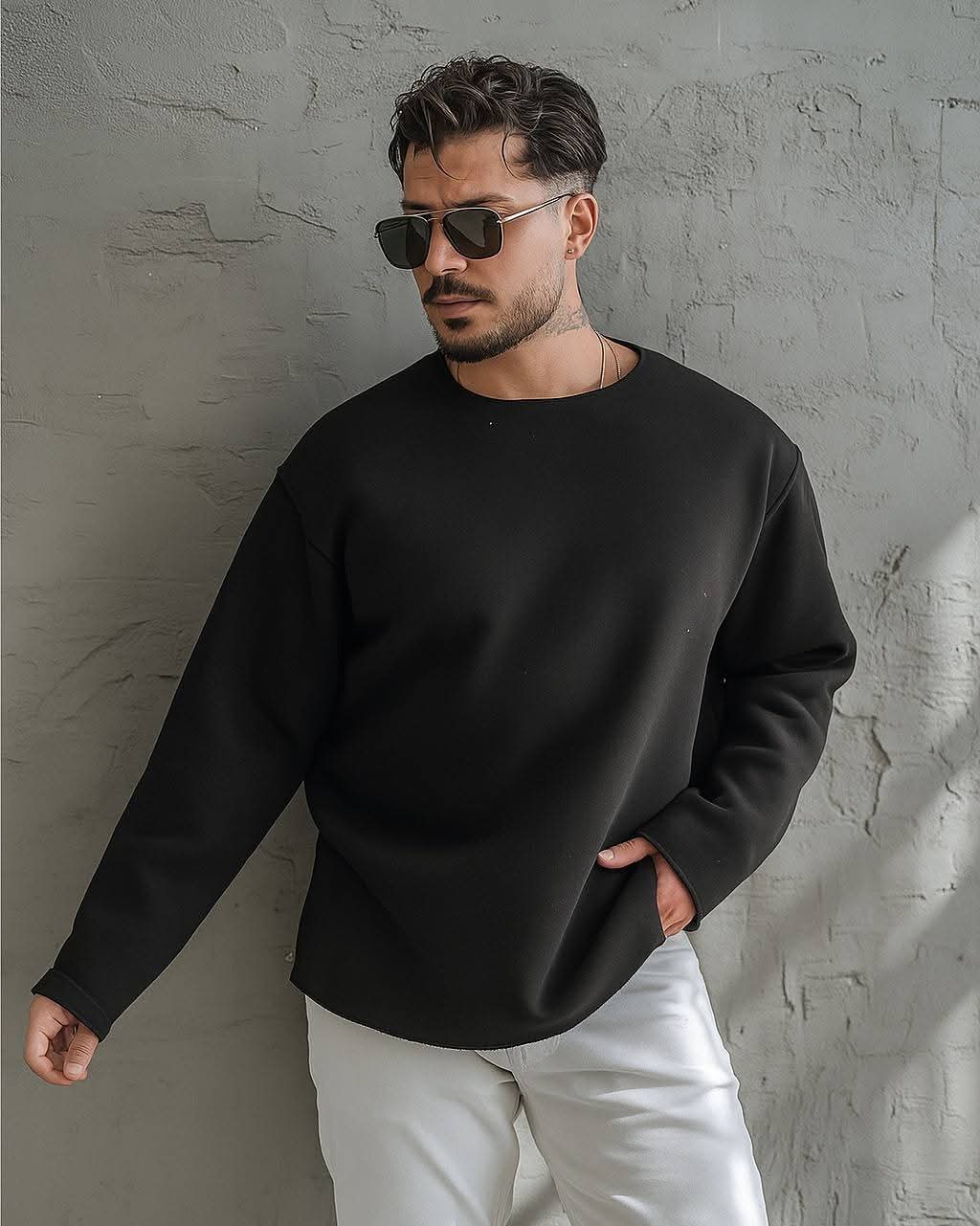 Oversize Drop Shoulder Full Sleeve T-shirts