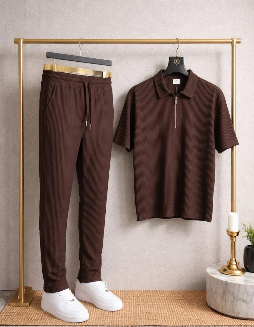 Zipper Polo Co-Ord Set