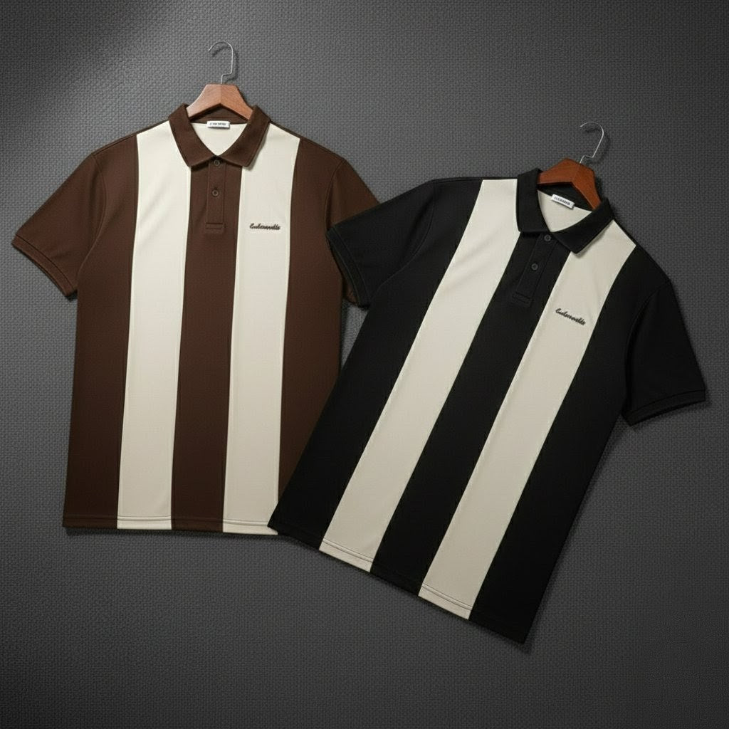 Black & Coffee Polo Combo