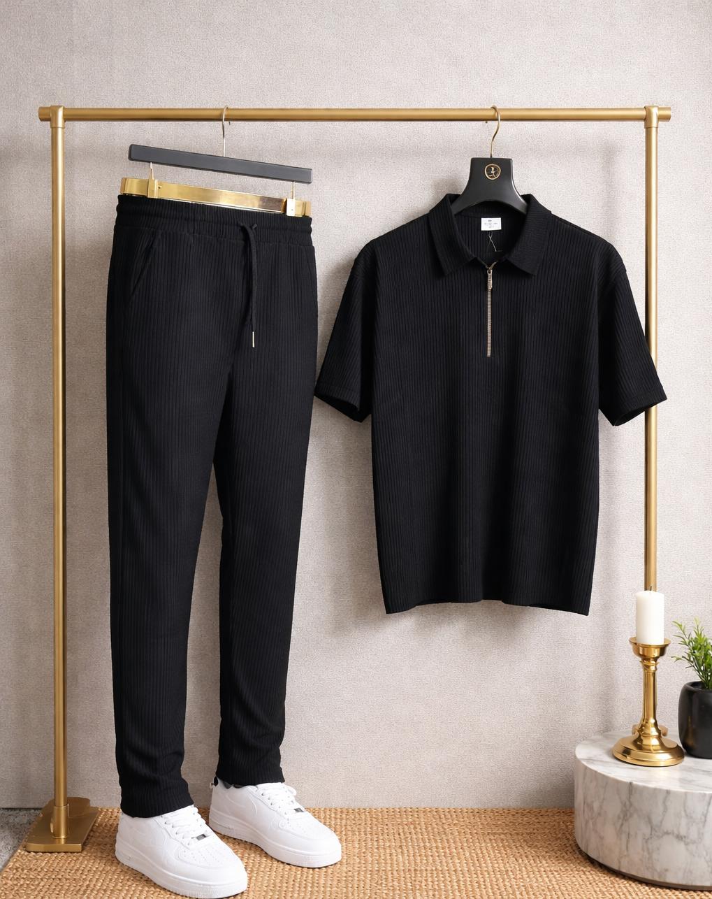 Zipper Polo Co-Ord Set