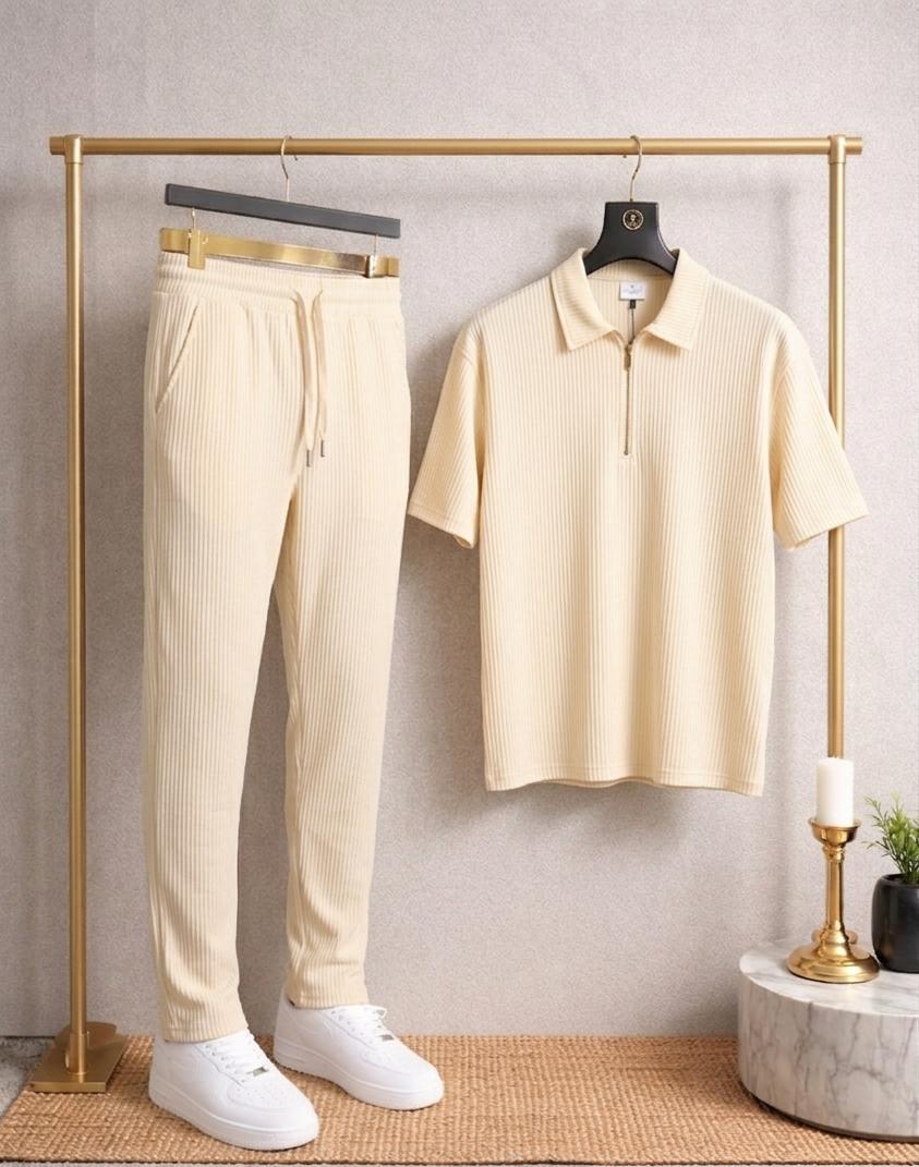 Zipper Polo Co-Ord Set